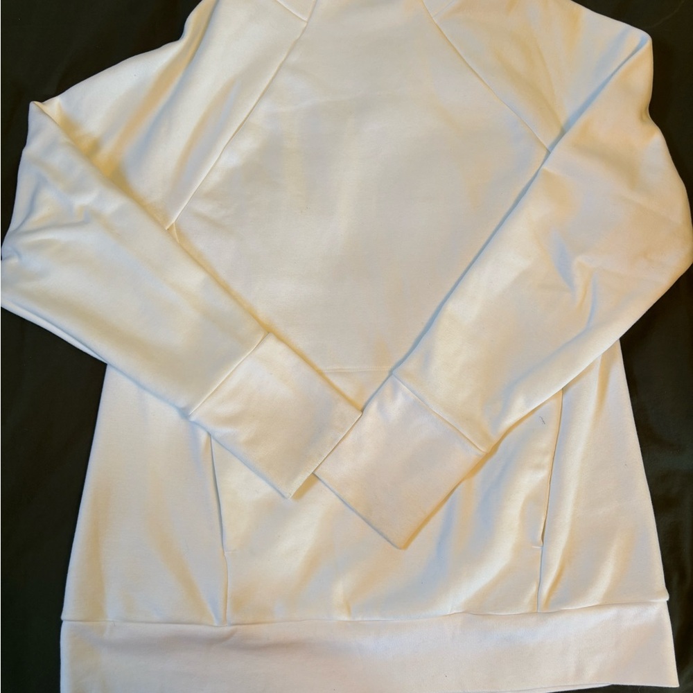 Fabletics White Women's Mock Neck Sweatshirt